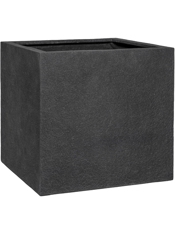 Granite Block L Midnight Square Planter