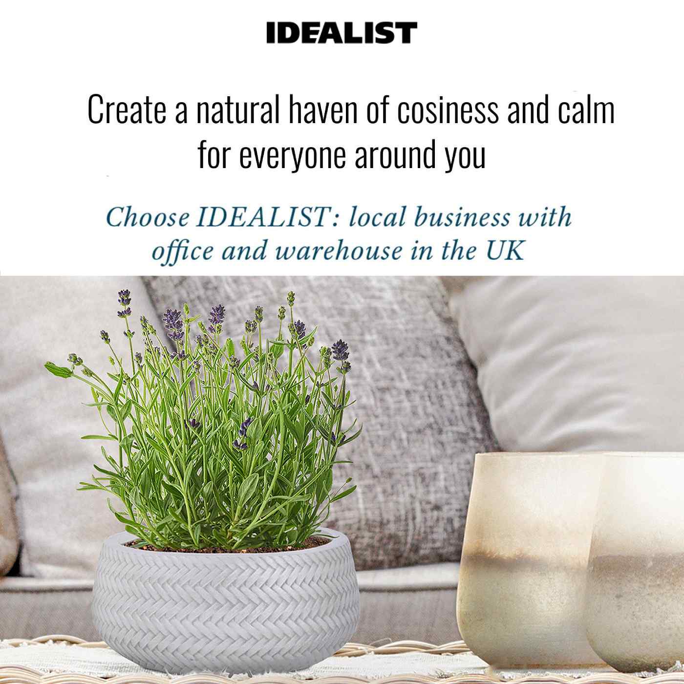 IDEALIST Lite Plaited Style Bowl Outdoor Planter