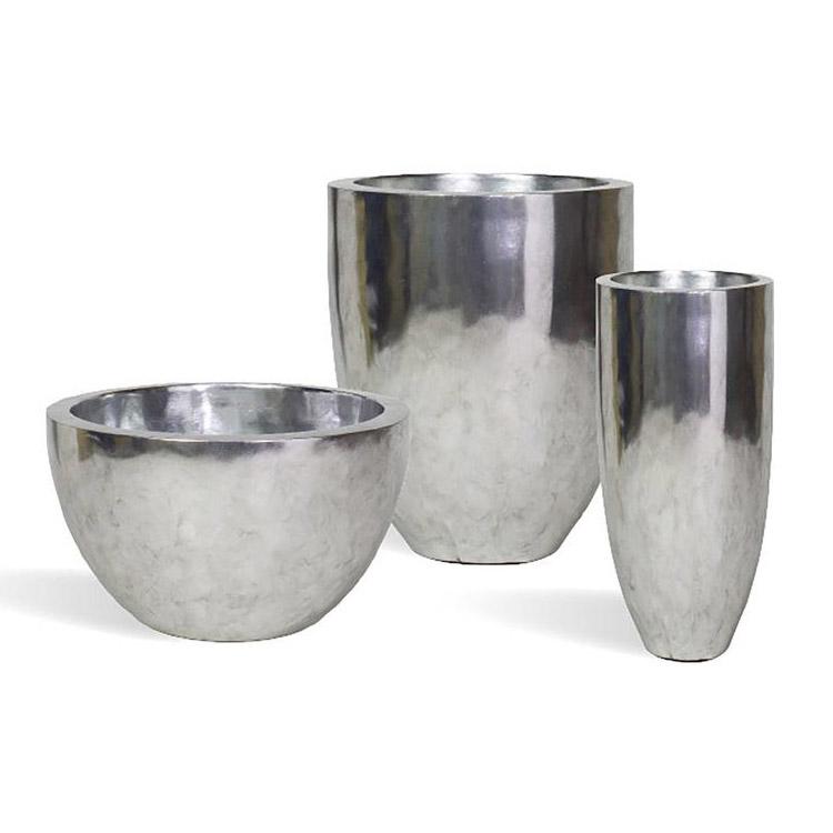 Pandora Leaf 60 Round Tall Polystone Indoor Planter