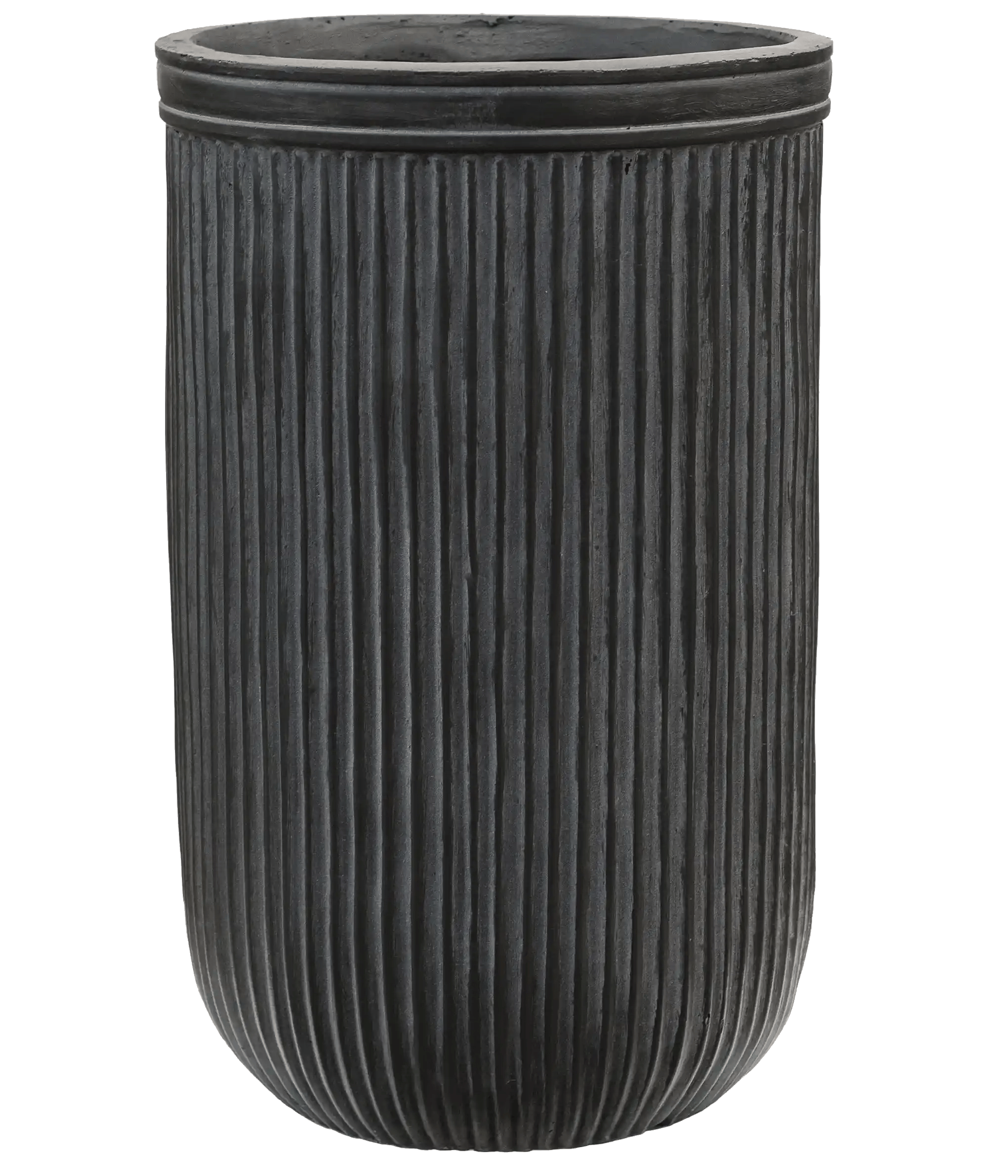 Vertical Rib Tall Planter | Indoor and Outdoor Plant Pot
