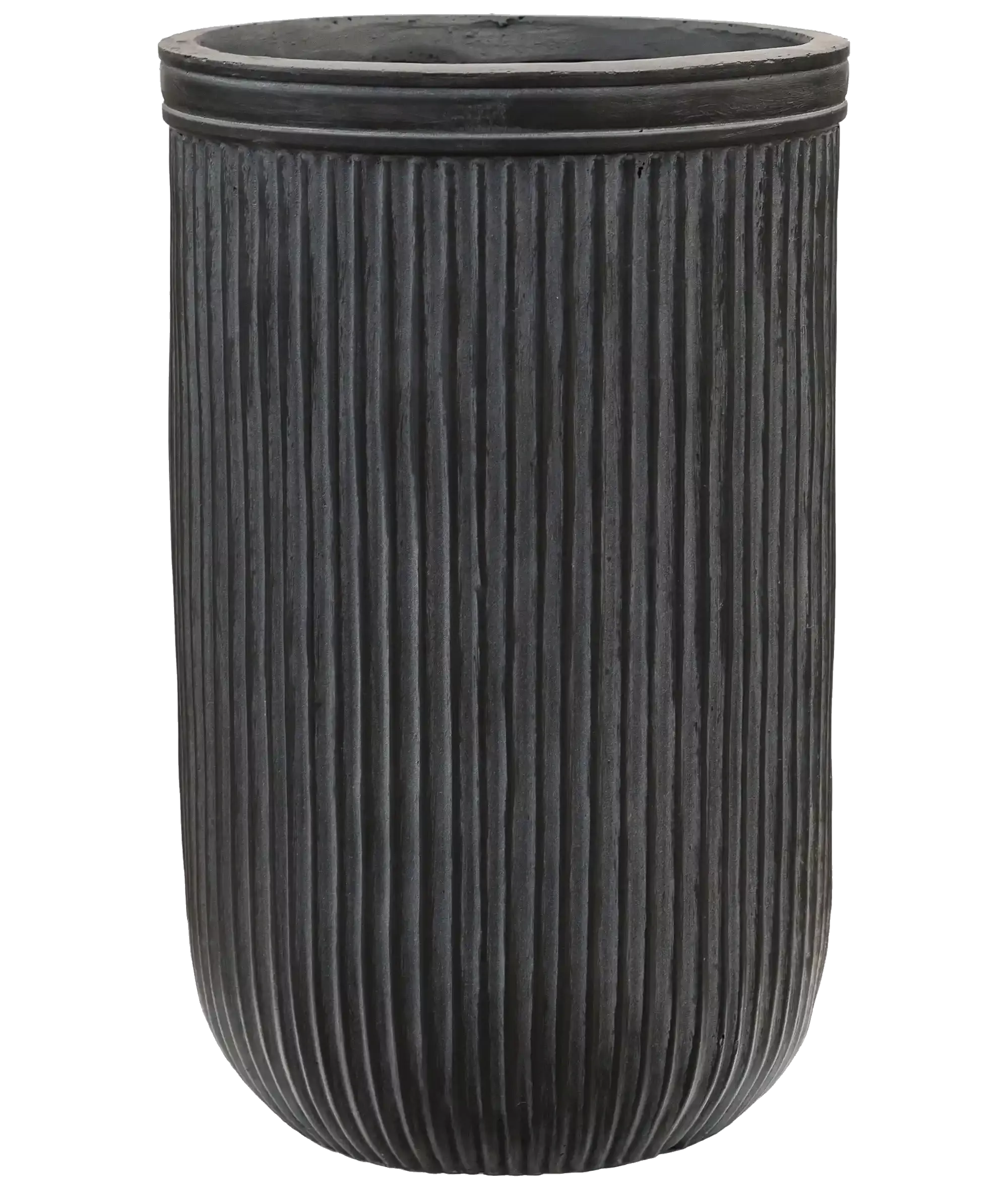 Vertical Rib Tall Planter | Indoor and Outdoor Plant Pot