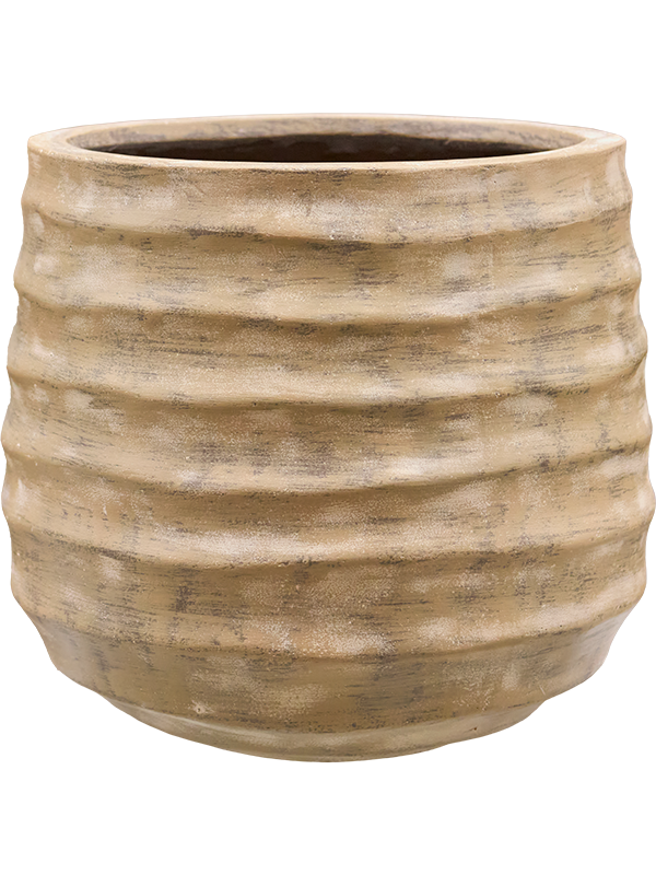 New Wave Ivar L Terra Washed Round Planter