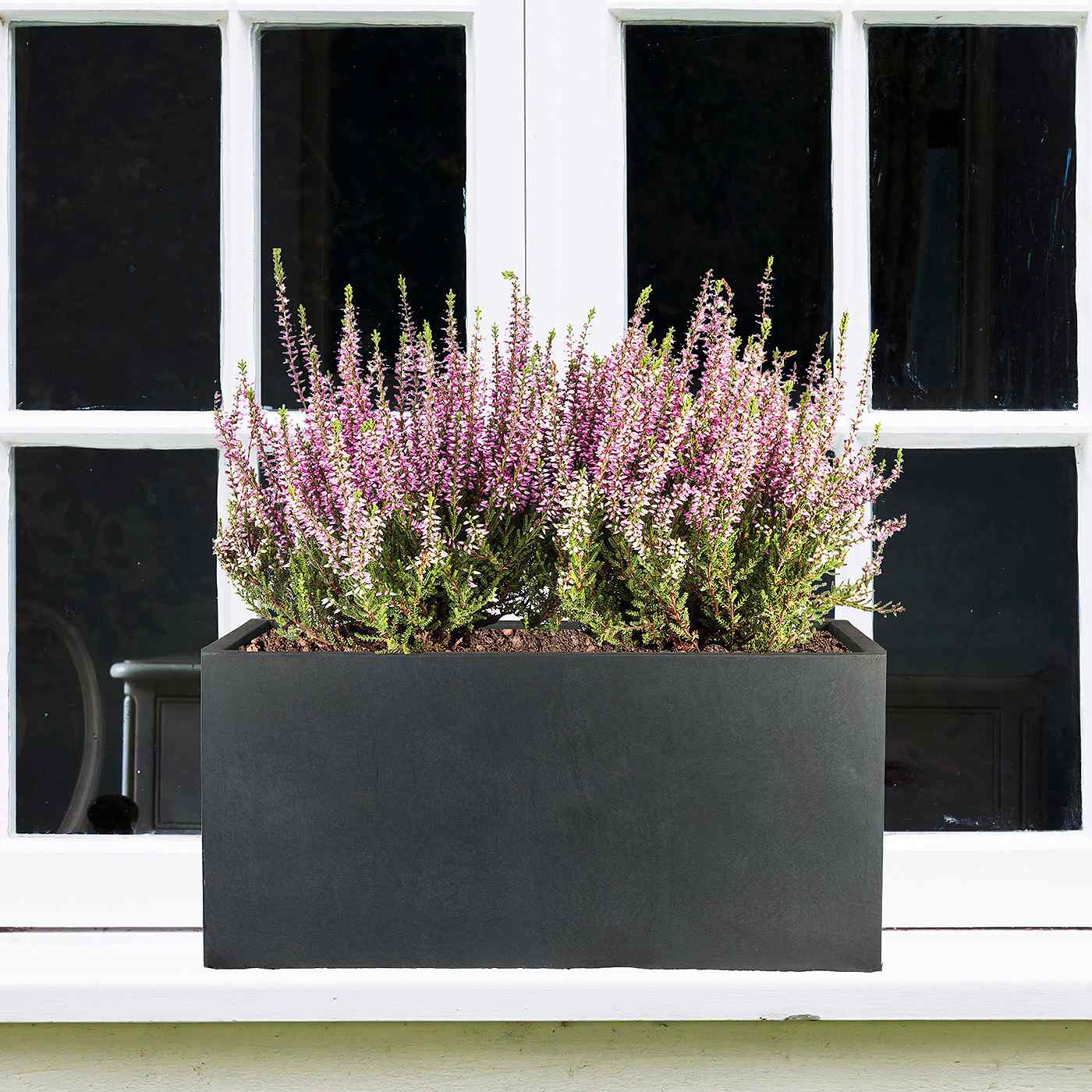 IDEALIST Lite Contemporary Light Concrete Trough Planter