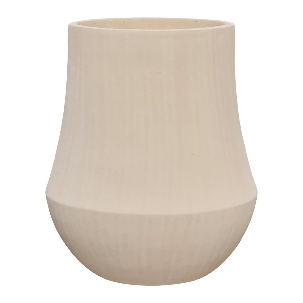 Polystone Planter | Tapered Indoor and Outdoor Plant Pot 