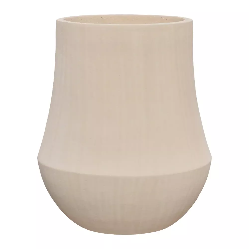 Polystone Planter | Tapered Indoor and Outdoor Plant Pot 