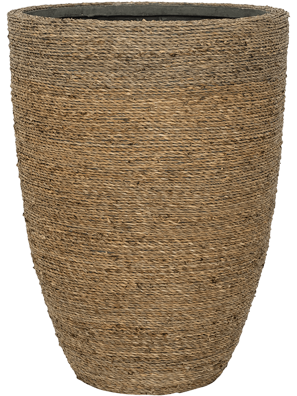 Bohemian Ben XL Straw Grass Tall Planter