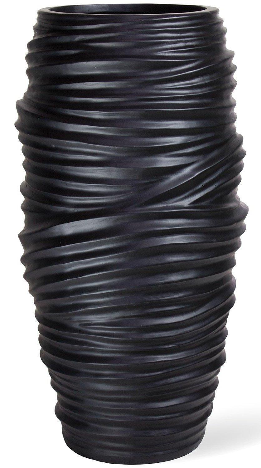 Toga conical Round Tall Polystone Outdoor Planter