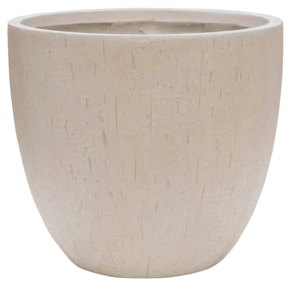 Raindrop Fibreclay Egg Planter | Indoor and Outdoor Plant Pot