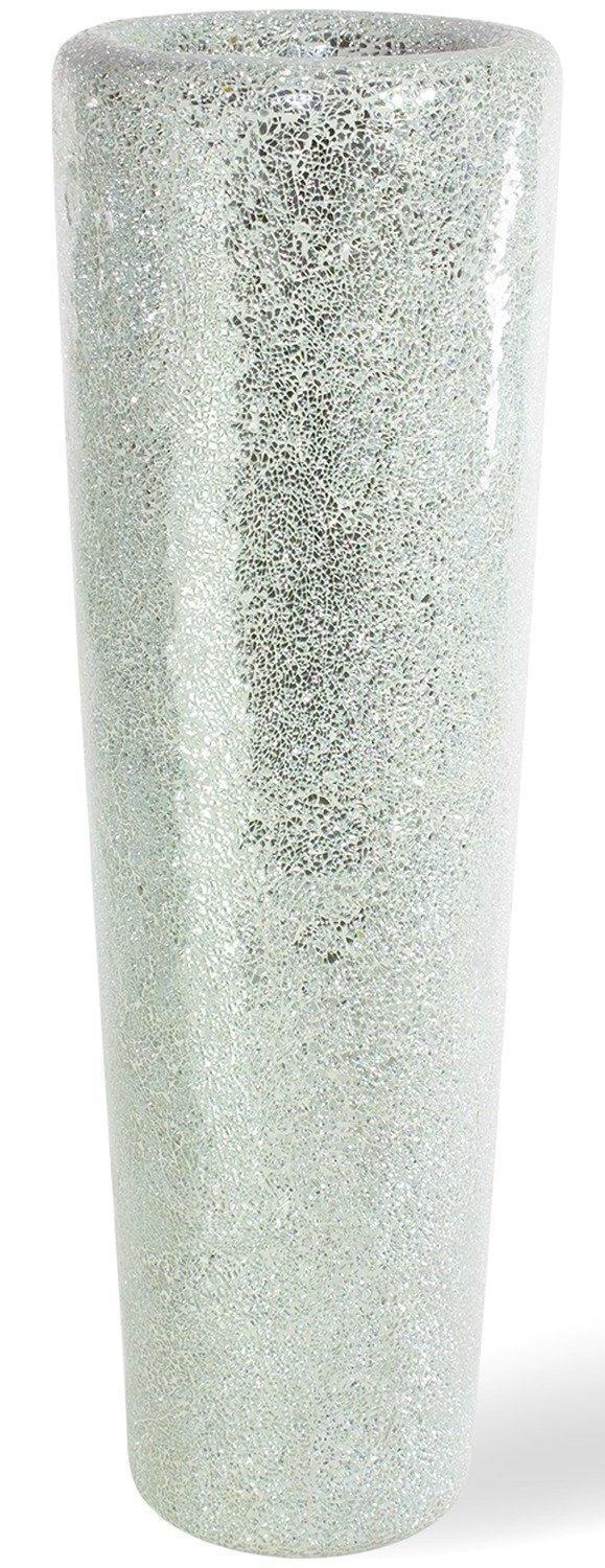 Conical Round Tall Polystone Outdoor Planter