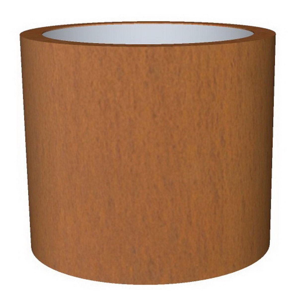 Cortenstyle Standard Topper on Ring Round Planter IN\OUT 