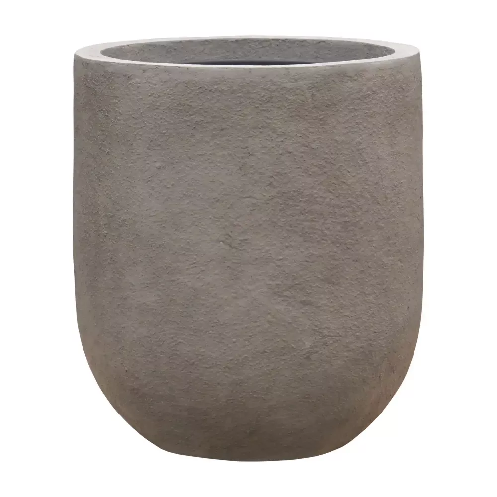 Nucast Round Planter + Liner | Composite Indoor Plant Pot