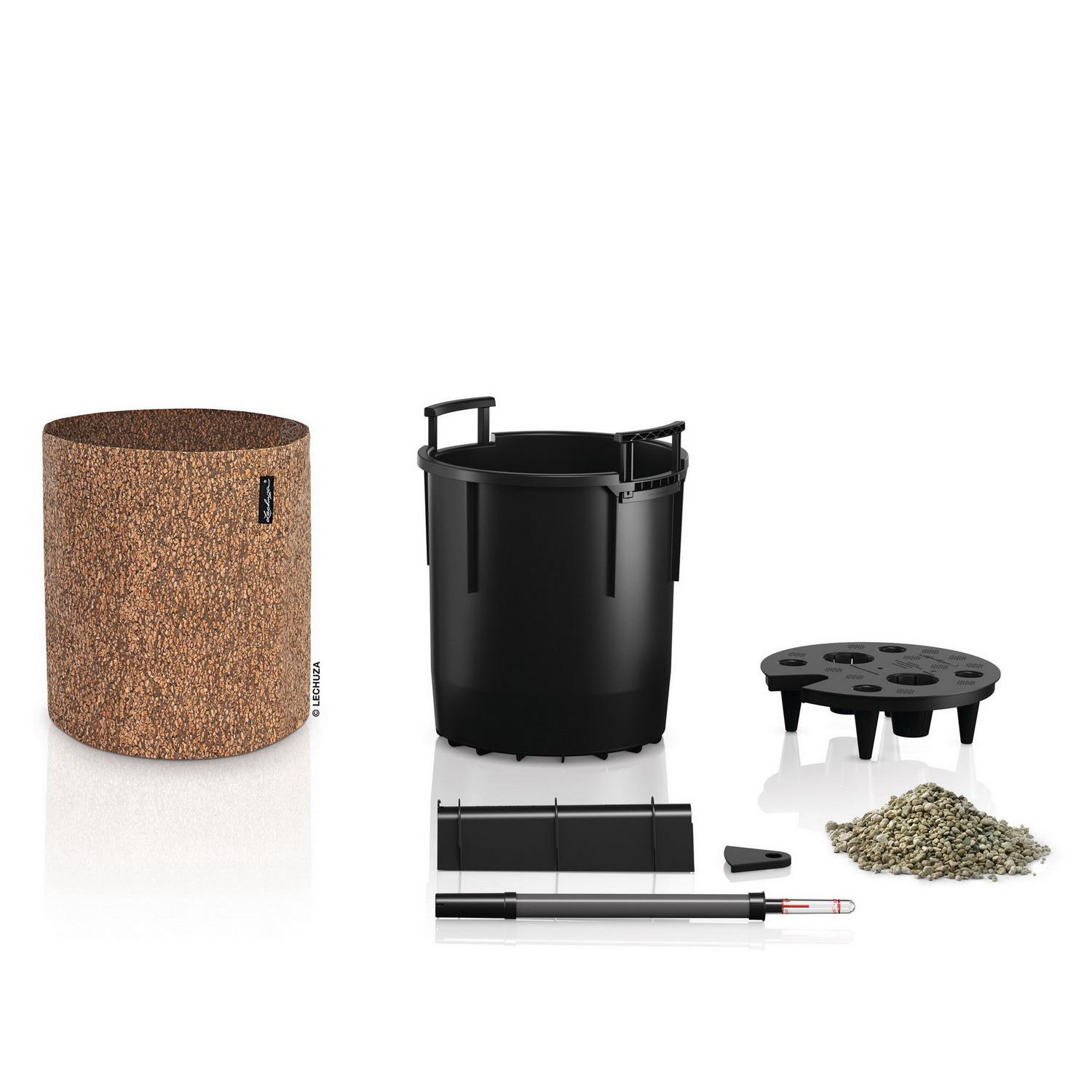 LECHUZA TRENDCOVER Round Self-watering Planter
