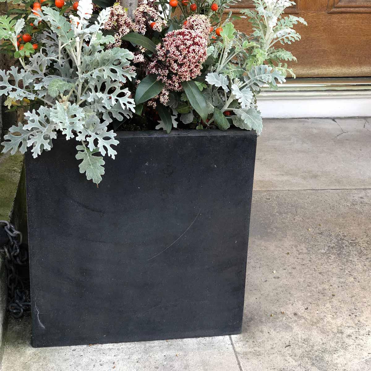 IDEALIST Lite Square Box Contemporary Light Concrete Planter
