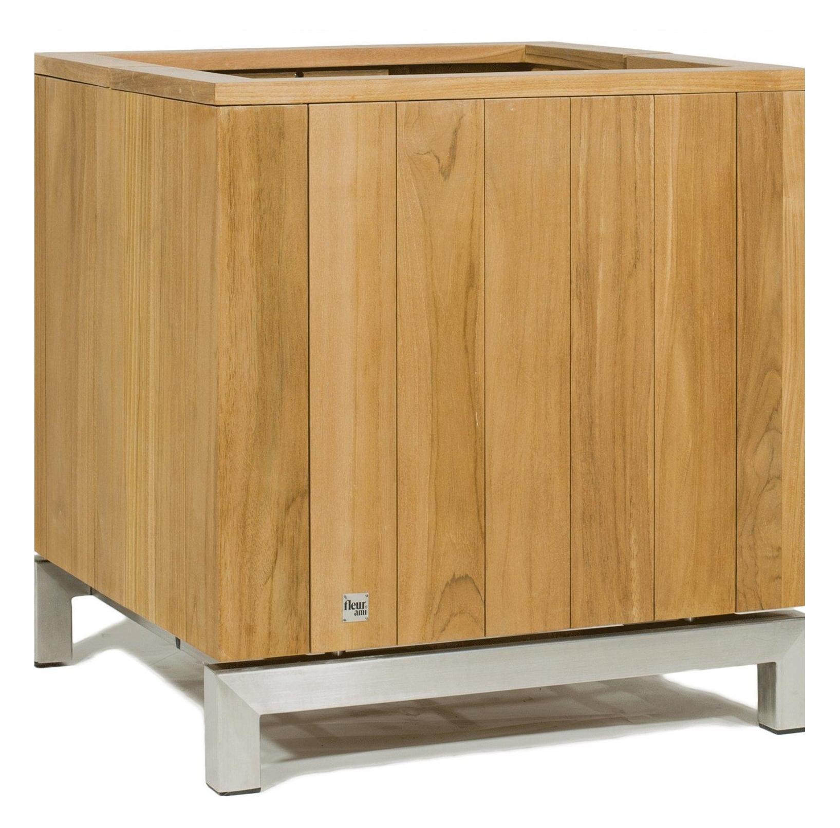Kayu 60 Square Polystone Outdoor Planter