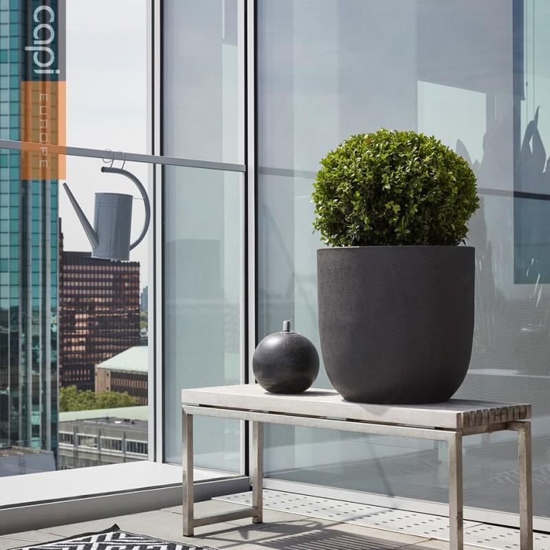 Tall Resin Planter by Cadix Capi Tutch Round