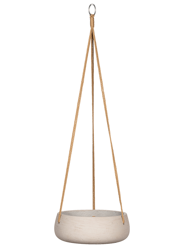 Rough Fibreclay Bowl Planter | Hanging Indoor and Outdoor Plant Pot