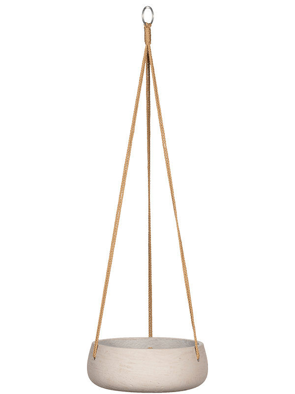 Rough Fibreclay Bowl Planter | Hanging Indoor and Outdoor Plant Pot