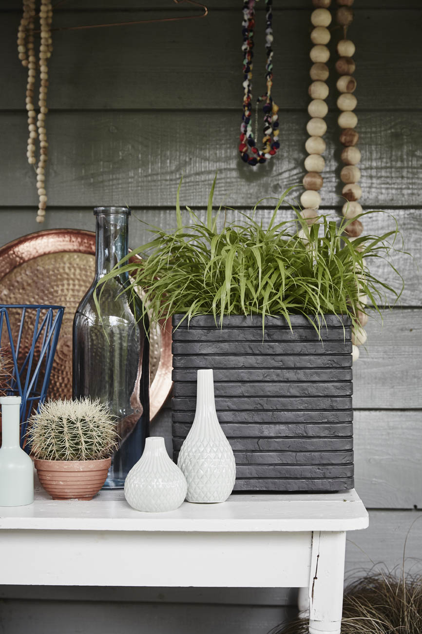 Square Resin Planter by Cadix Capi Tutch Row