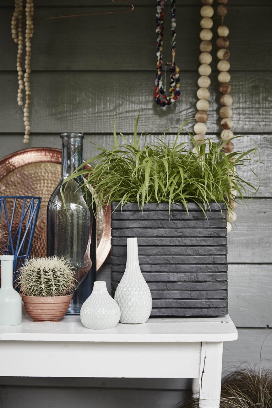 Square Resin Planter by Cadix Capi Tutch Row