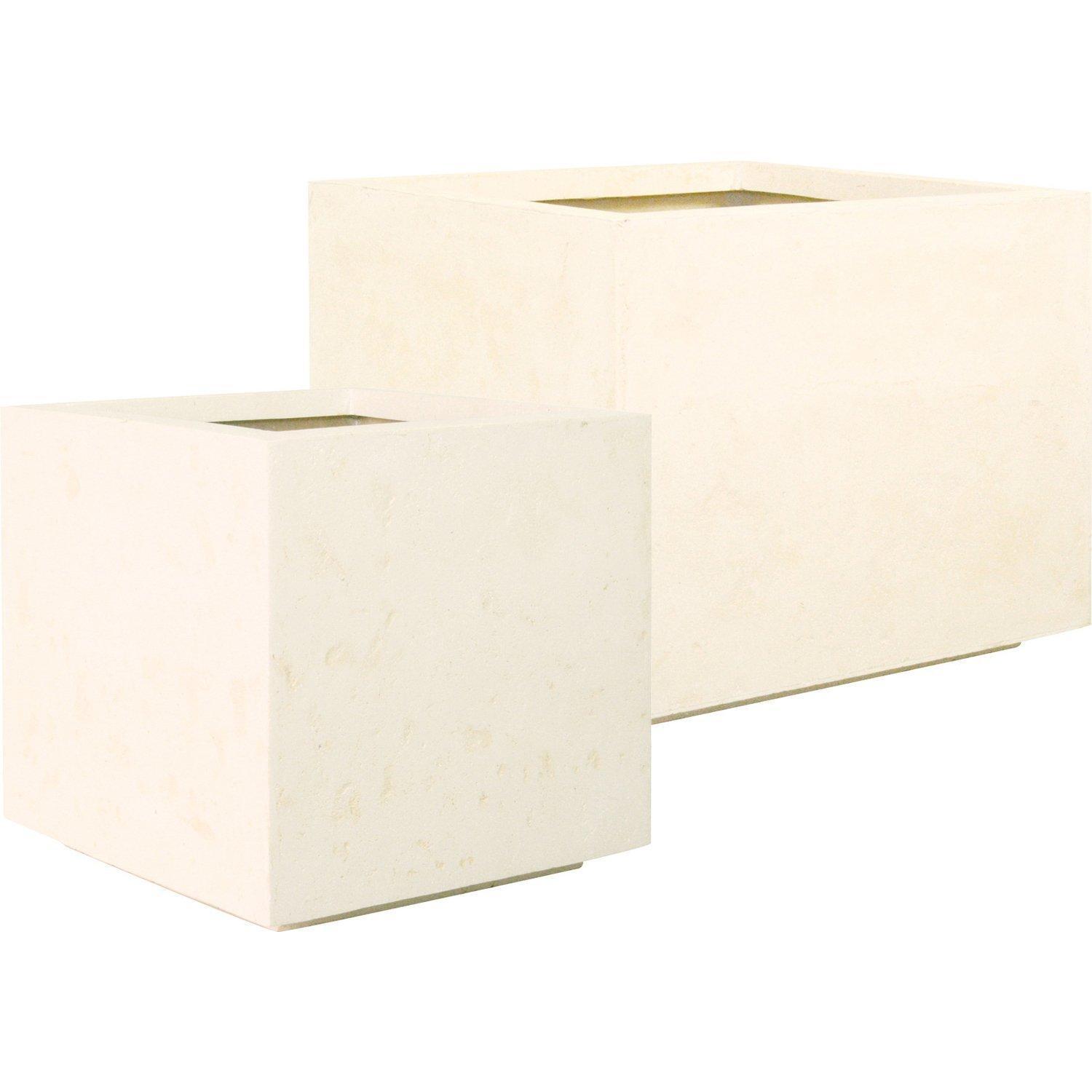 Square Polystone Planter by Fleur Ami