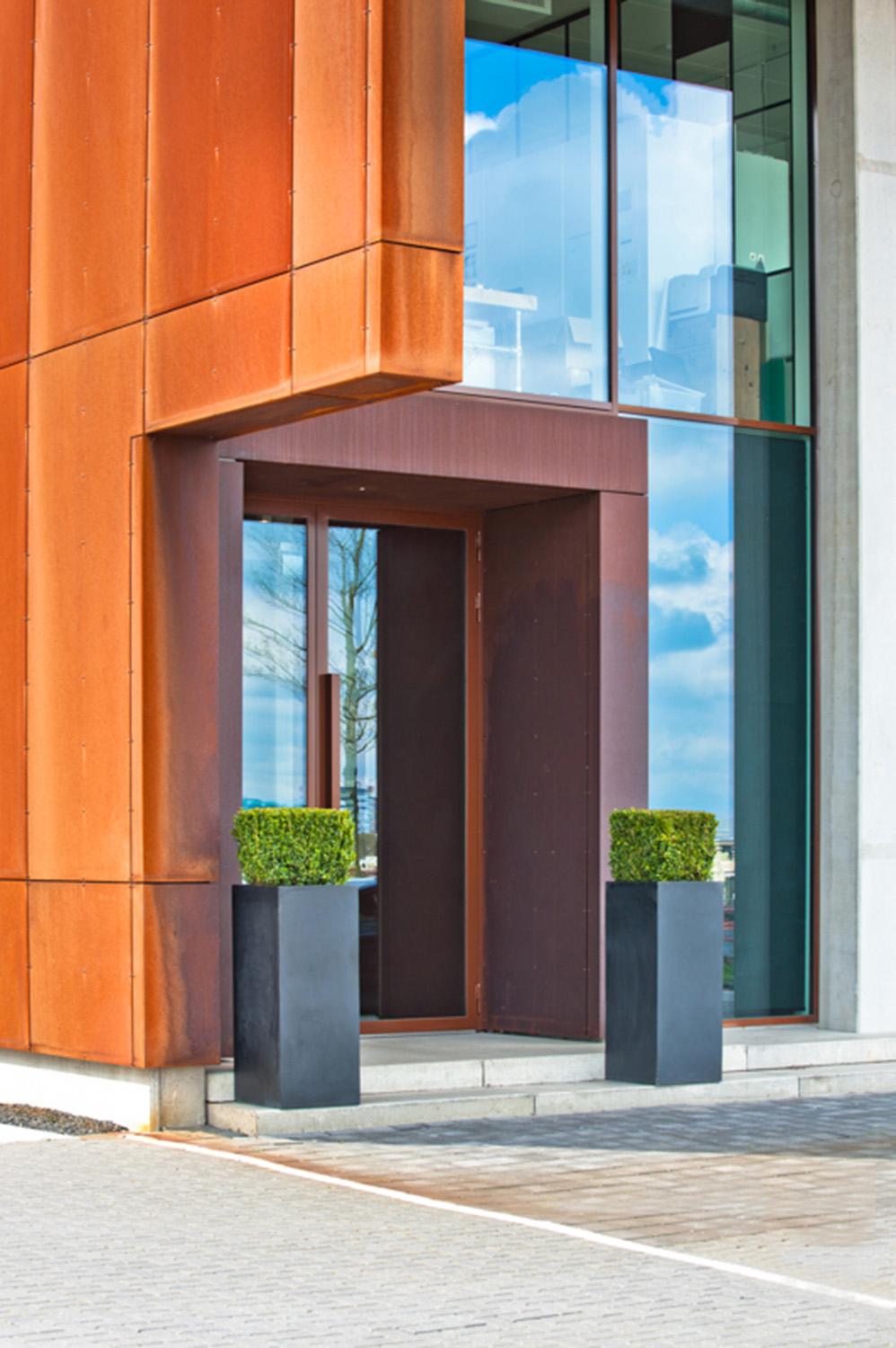 Tall Fiberstone Square Planter by Idealist Premium BOUVY