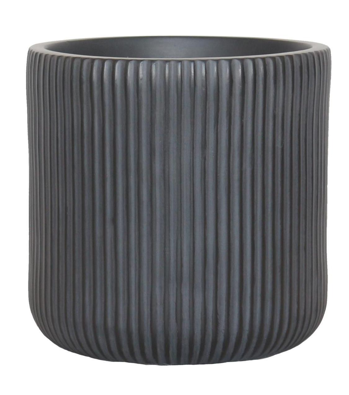 IDEALIST Lite Ribbed Round Outdoor Planter