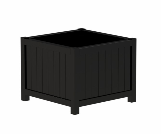 Hardwood Valencia Square Wood Outdoor Planter
