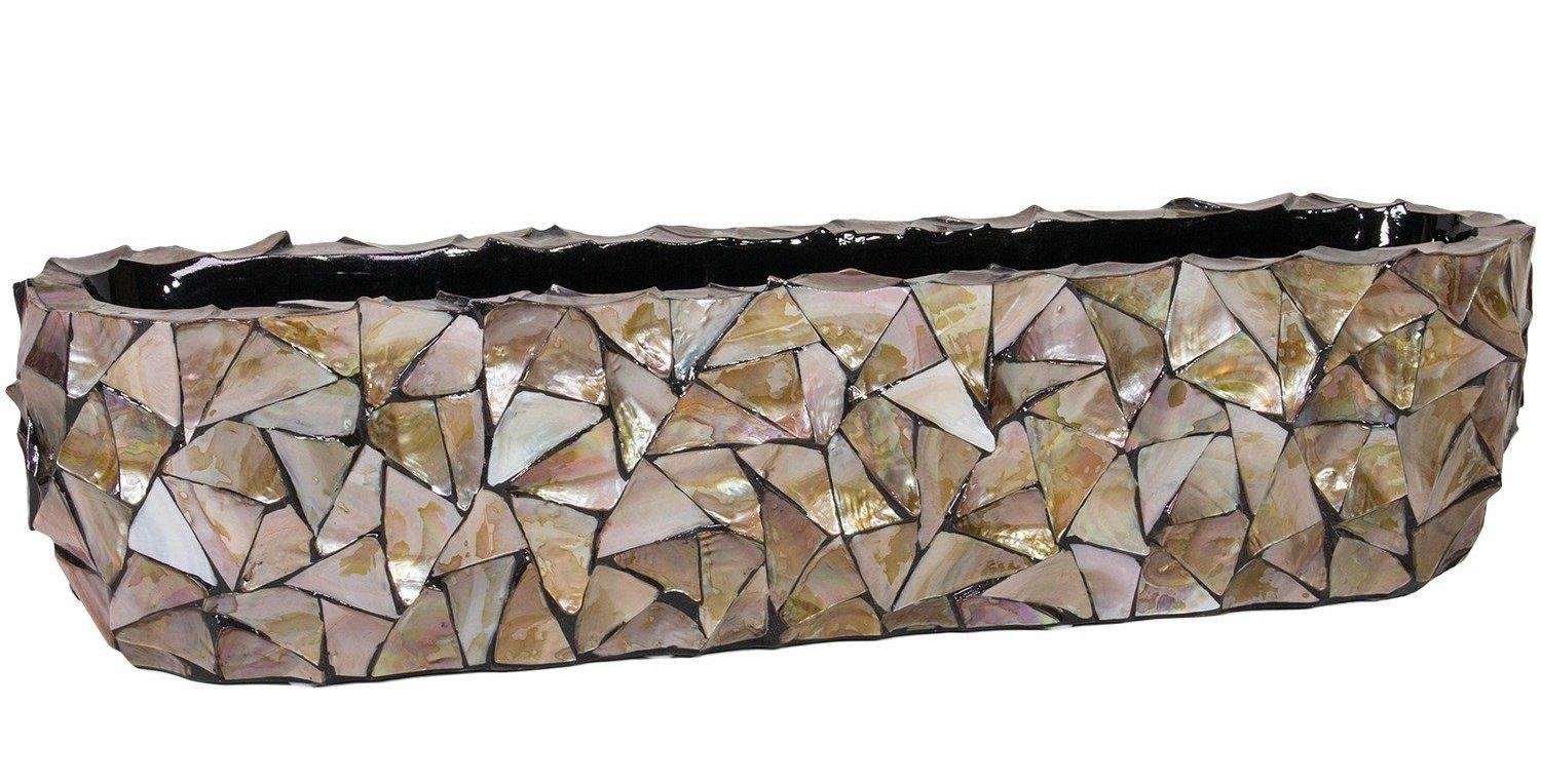 Shell Trough Polystone Indoor Planter