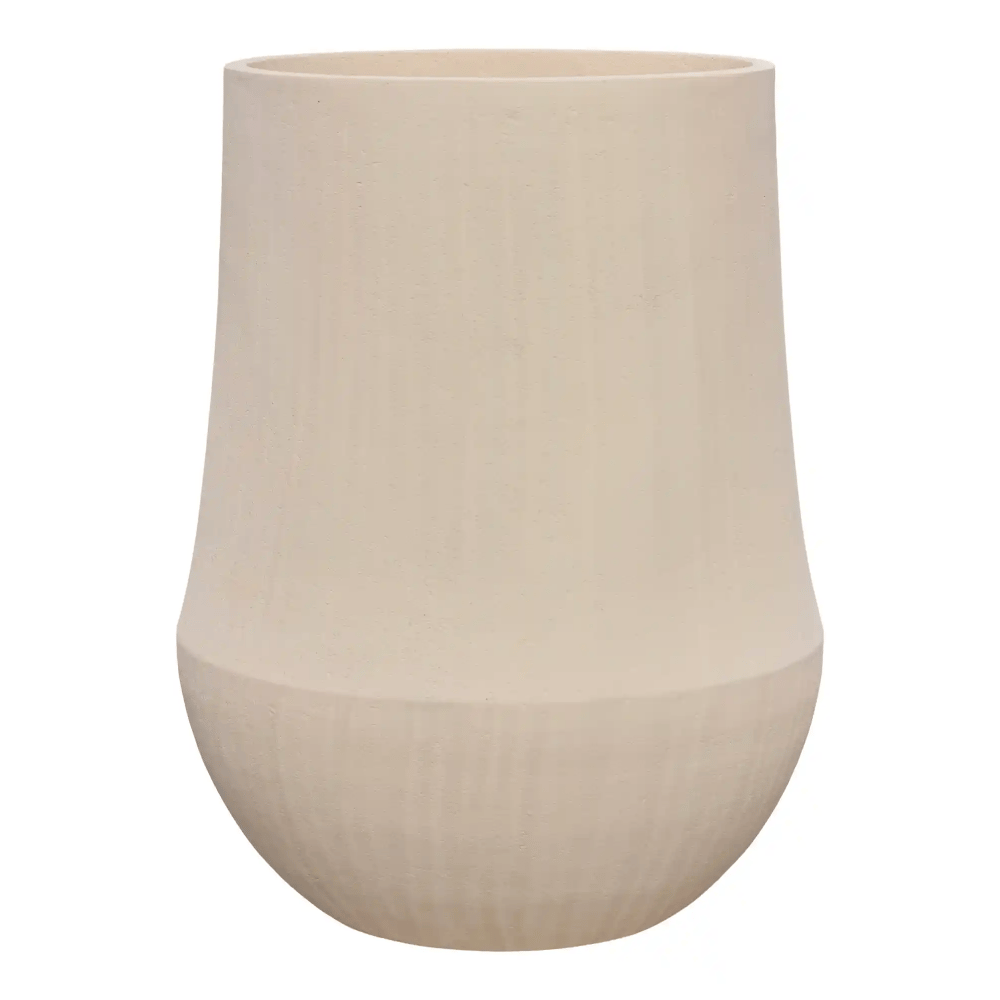 Polystone Planter | Tapered Indoor and Outdoor Plant Pot 