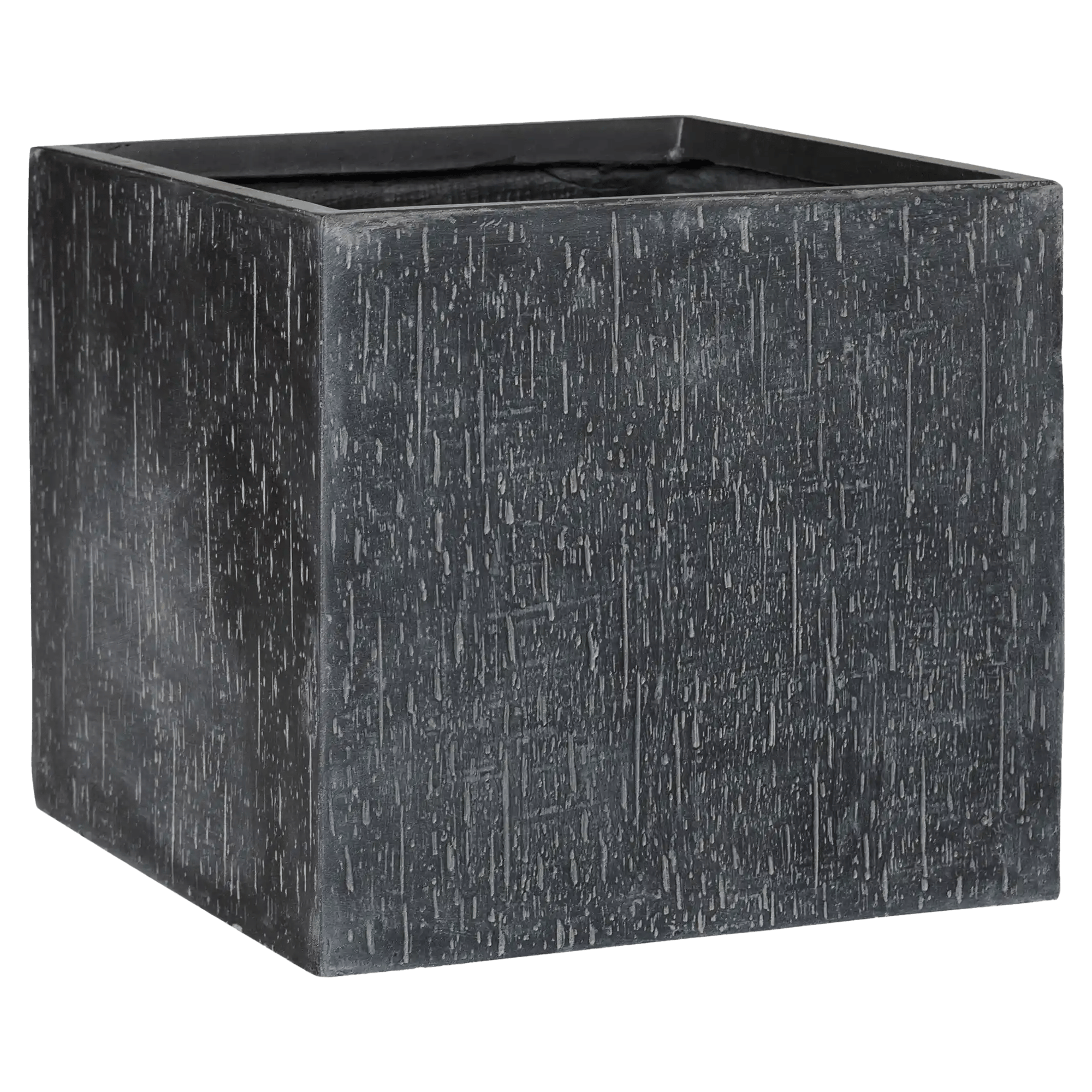 Raindrop Fibreclay Square Planter | Indoor and Outdoor Plant Pot