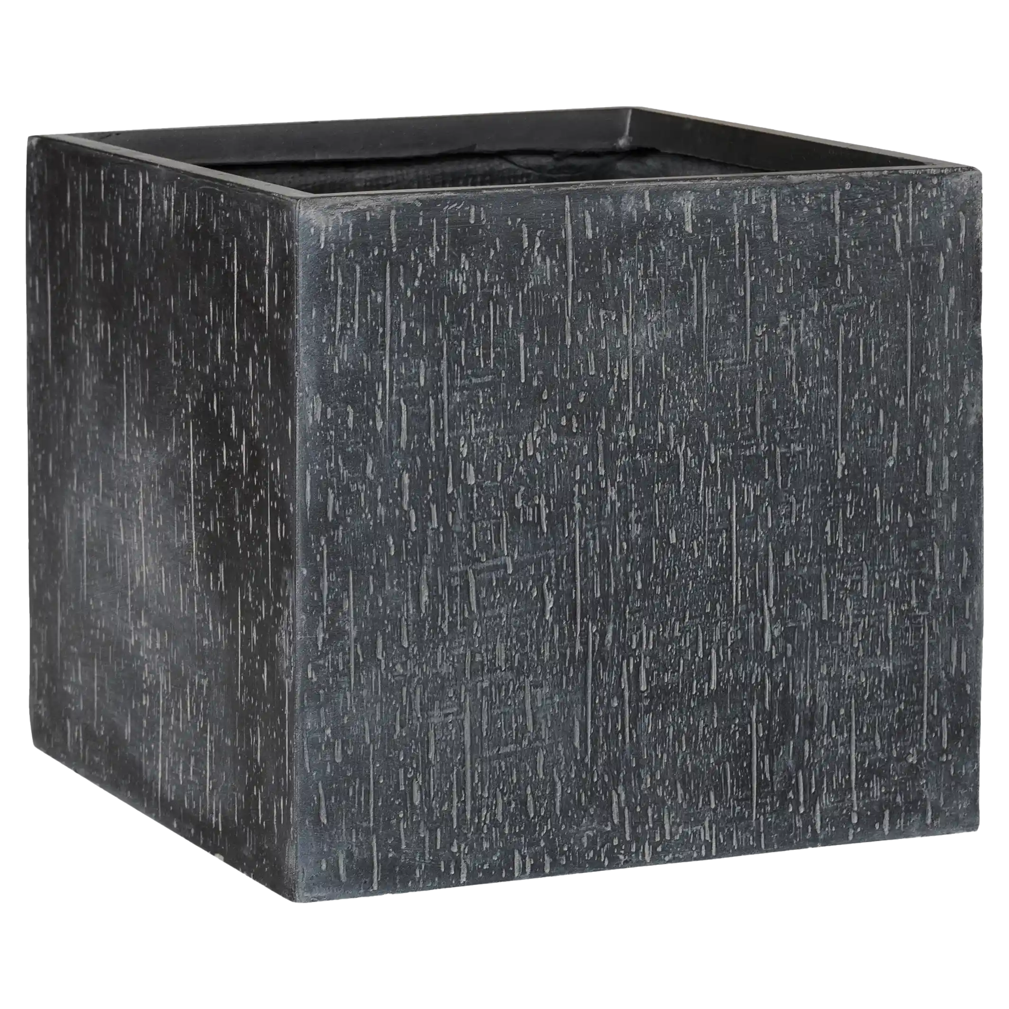 Raindrop Fibreclay Square Planter | Indoor and Outdoor Plant Pot