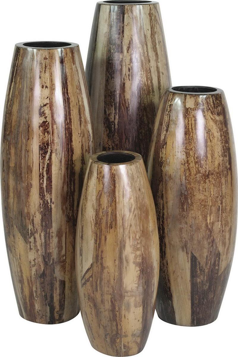 Banana Round Tall Polystone Indoor Planter