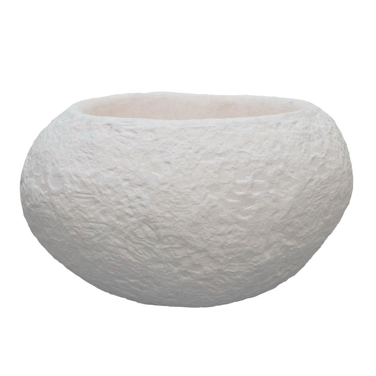 Composits Polystone Rock Findling Indoor Planter Pot
