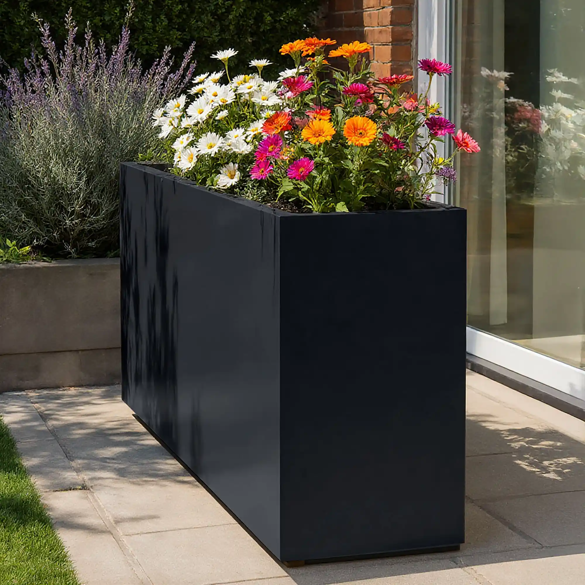 AXIS Trough Outdoor Fiberglass Planter