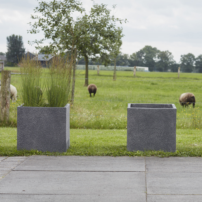 Composits Marc Concrete Square Planter Pot IN\OUT