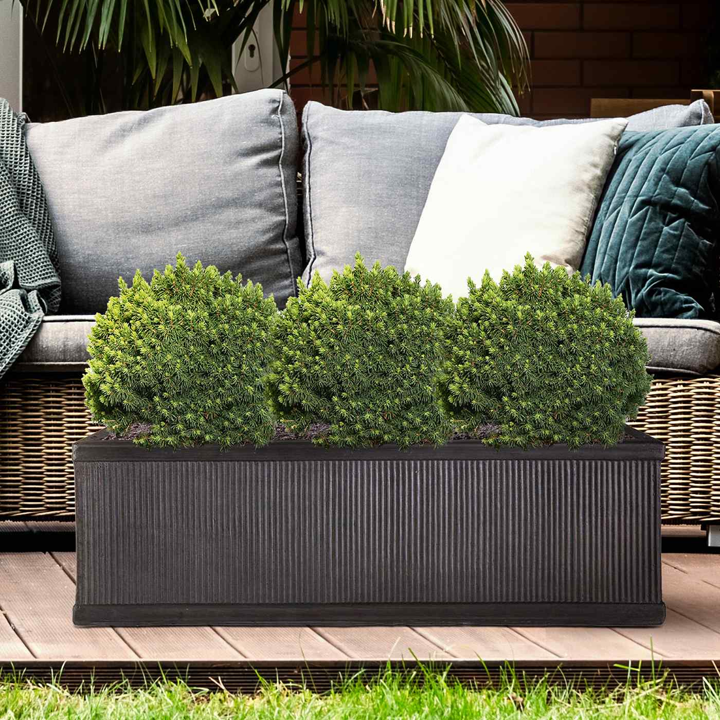 IDEALIST Lite Vertical Ribbed Vintage Style Window Box