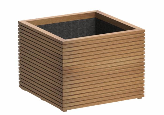 Sevilla Rhombus Outdoor Hardwood Square Planter