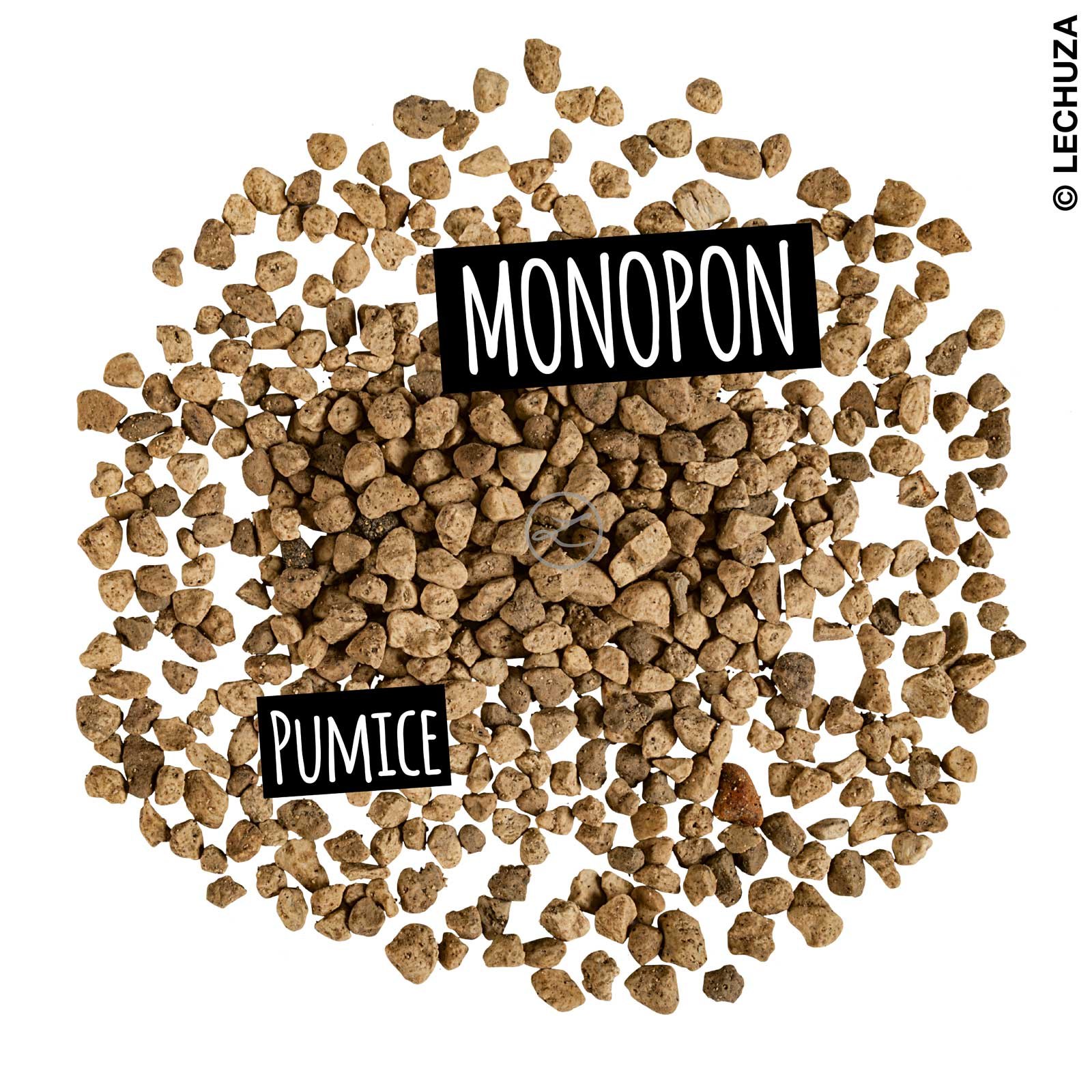 LECHUZA MONOPON Mineral Substrate, Potting Soil Compost Replacement