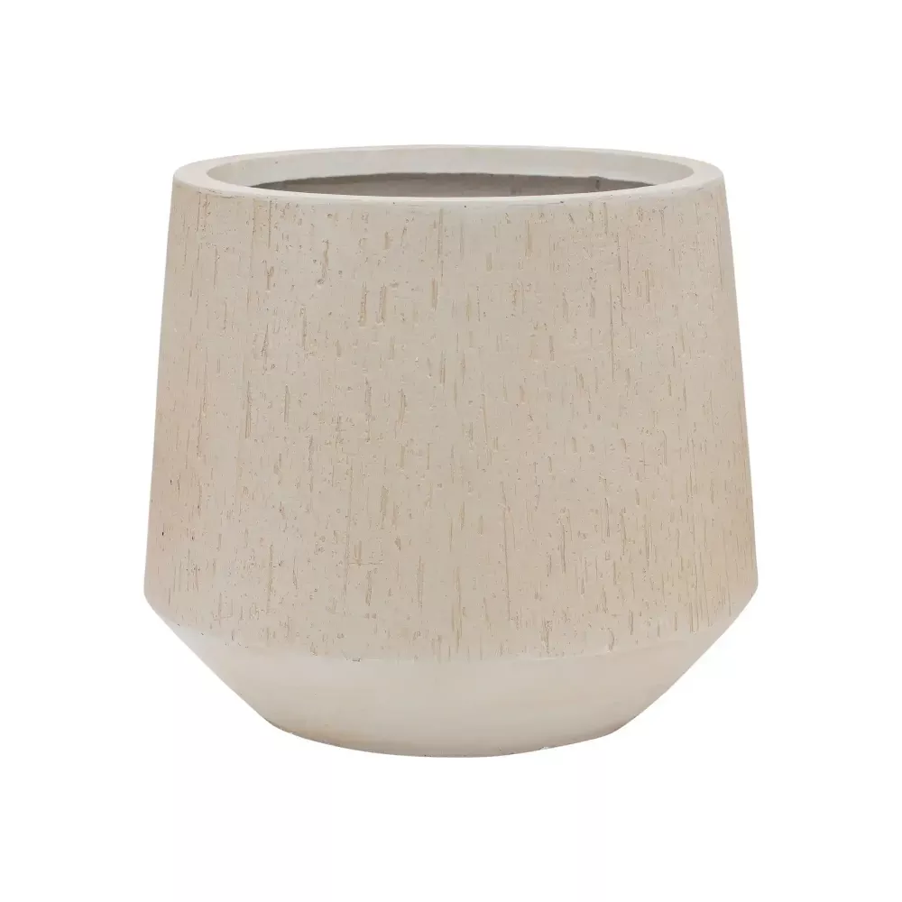 Raindrop Fibreclay Planter | Tapered Indoor and Outdoor Plant Pot