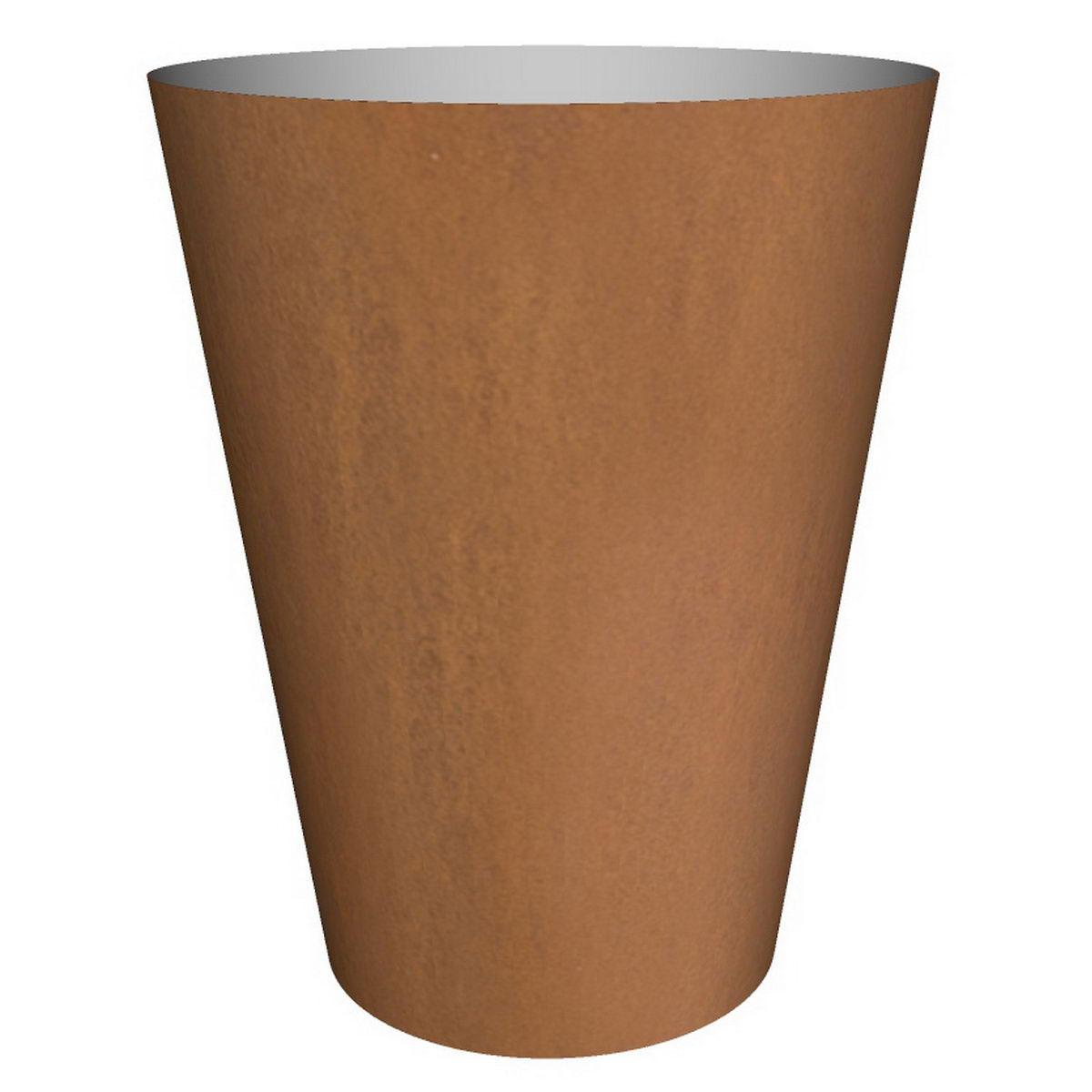 Cortenstyle Conica on Ring Tall Planter IN\OUT