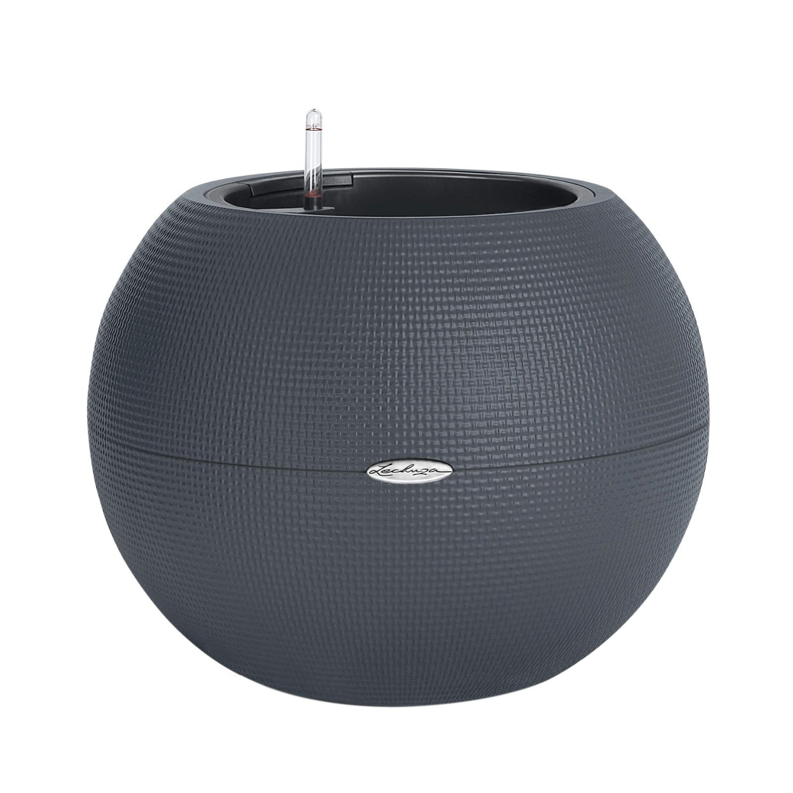 LECHUZA PURO Color Round Poly Resin Self-watering Planter