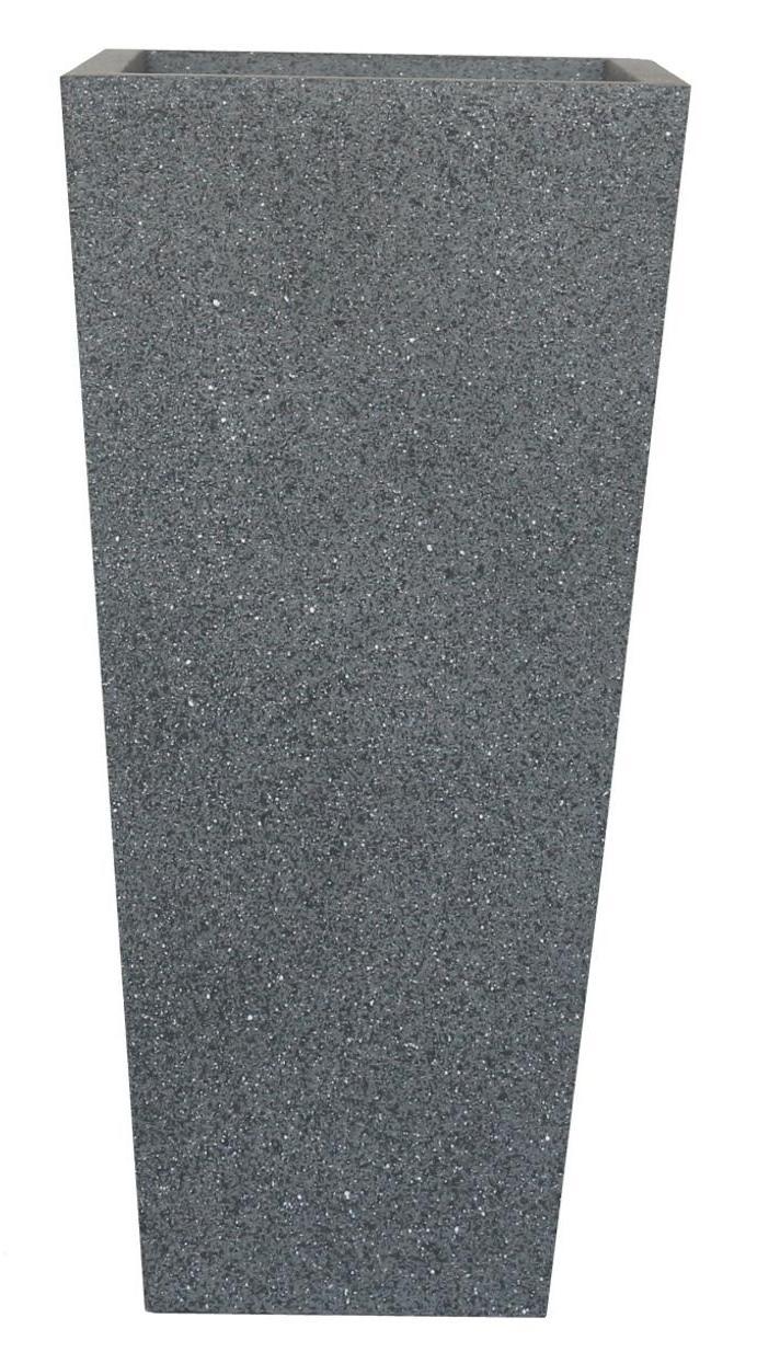 IDEALIST Lite Textured Concrete Effect Tall Tapered Outdoor Planter