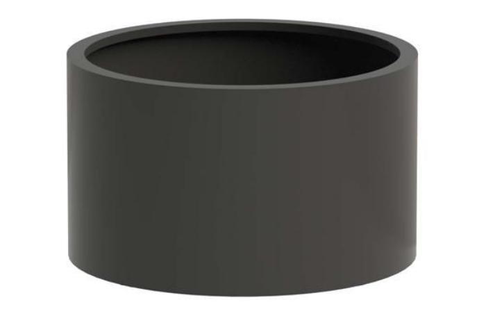 Sydney Outdoor Aluminum Round Planter