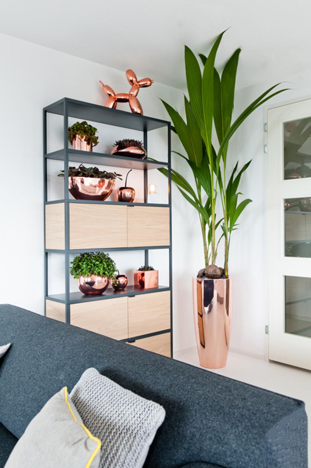 Fibrestone Platinum Puk Round Planter by Idealist Premium