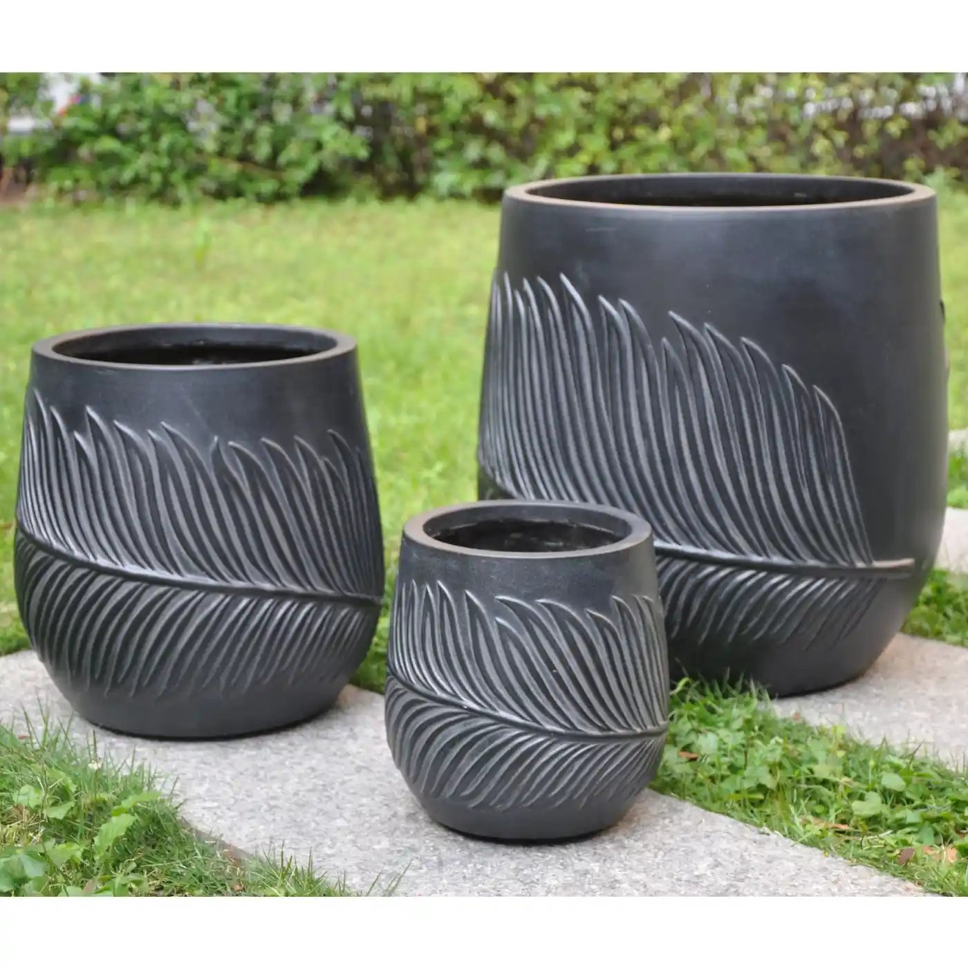 IDEALIST Lite Leaf Embossed Egg Planter