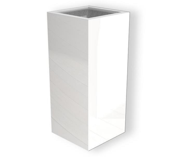 Glossy Outdoor Fiberglass Tall Planter