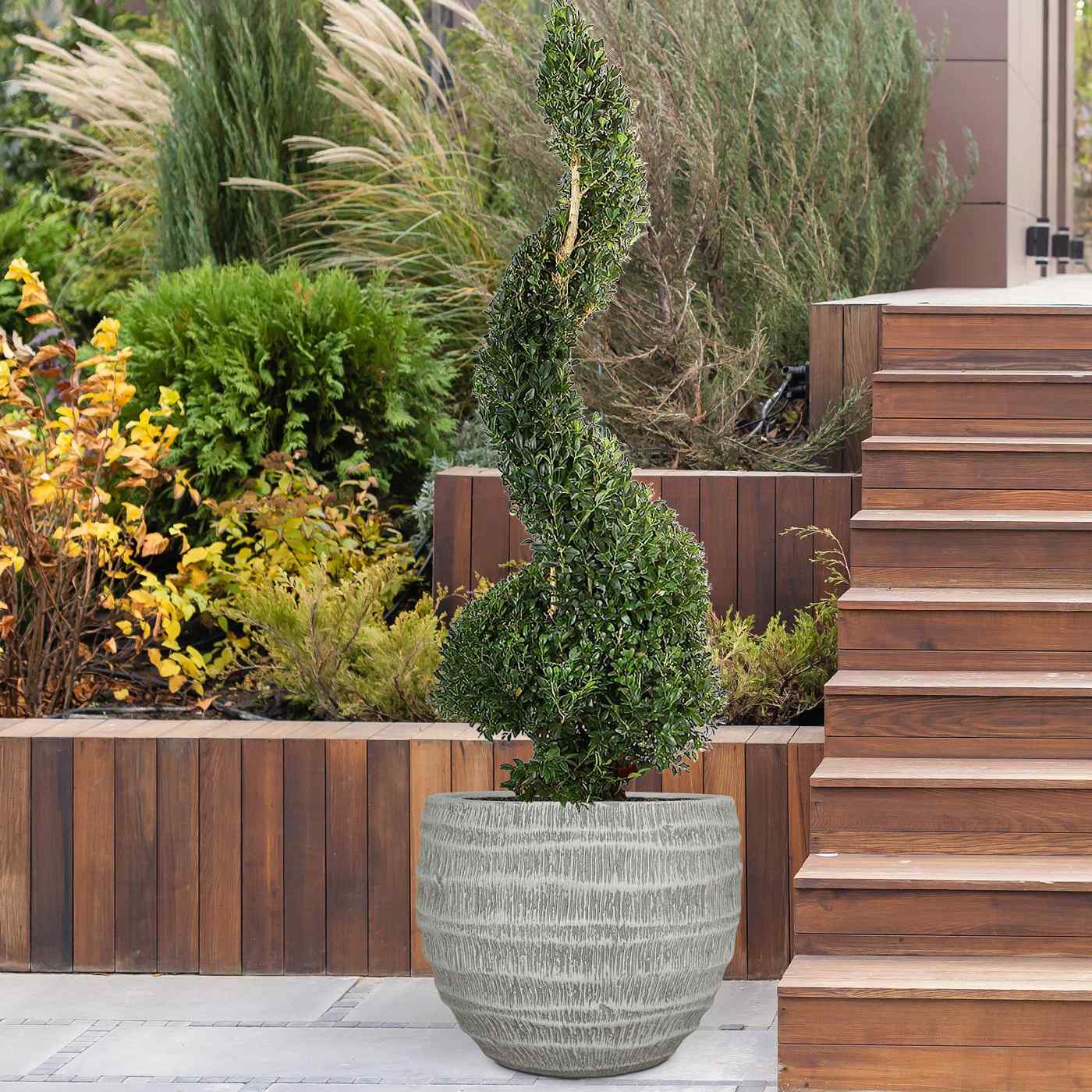 IDEALIST Lite Straw Plaited Style Ball Planter