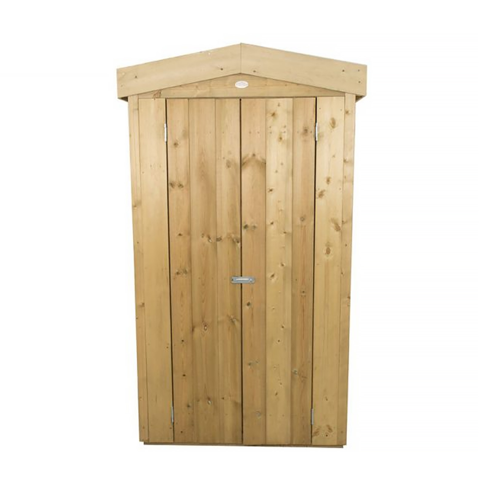 Installed Outdoor Pressure Treated Wooden Shiplap Apex Tall Garden Store by Forest Garden