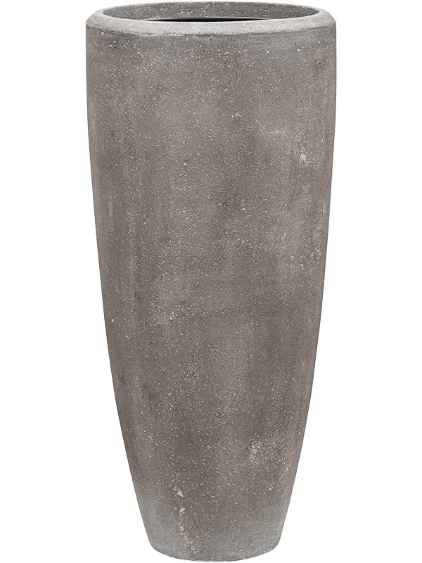 Polystone Tall Planter + Liner | Round Vase Indoor Plant Pot