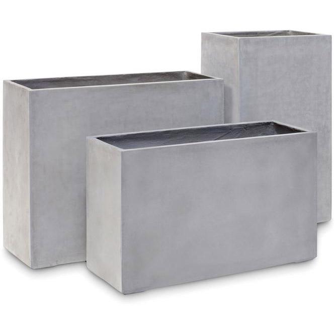Raised Trough Concrete GRC Planter by Fleur Ami DIVISION